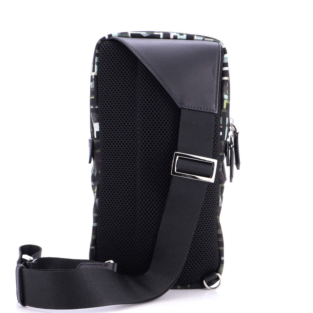 Fendi Front Pocket Sling Bag Camouflage #252989F75B - Picture 3 of 6